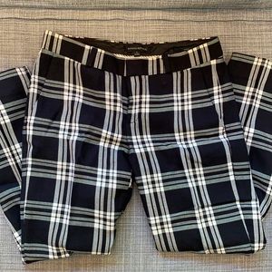 Banana Republic Avery plaid cigarette pant
